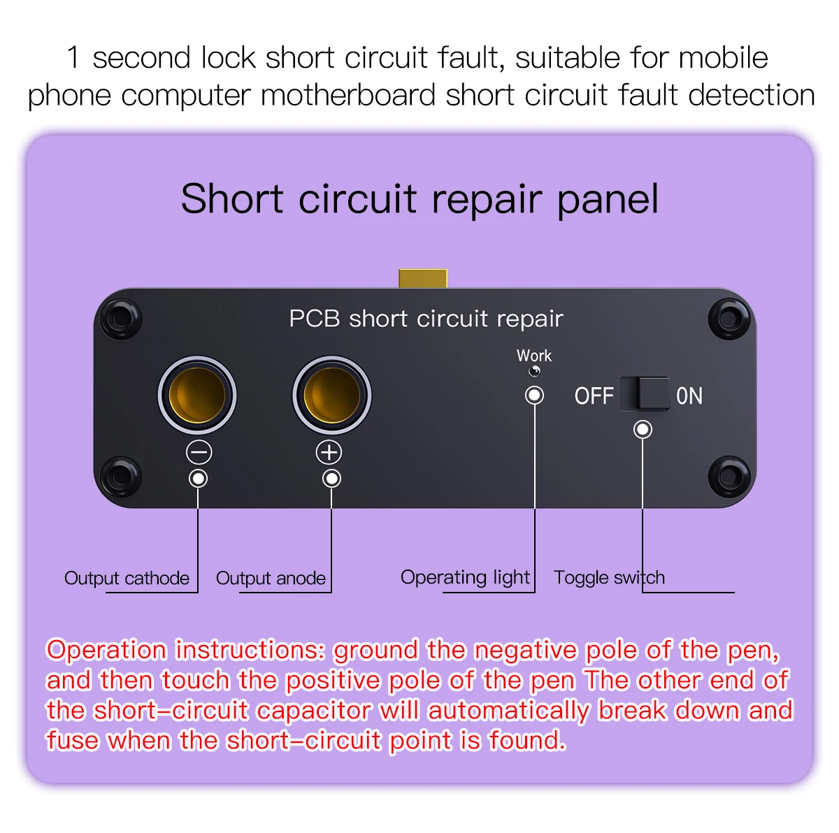 

I2C DL-03S Welding Pen Short Circuit Repair Instrument For Repairing Welding Tools Portable 18650 Battery Welding Machine