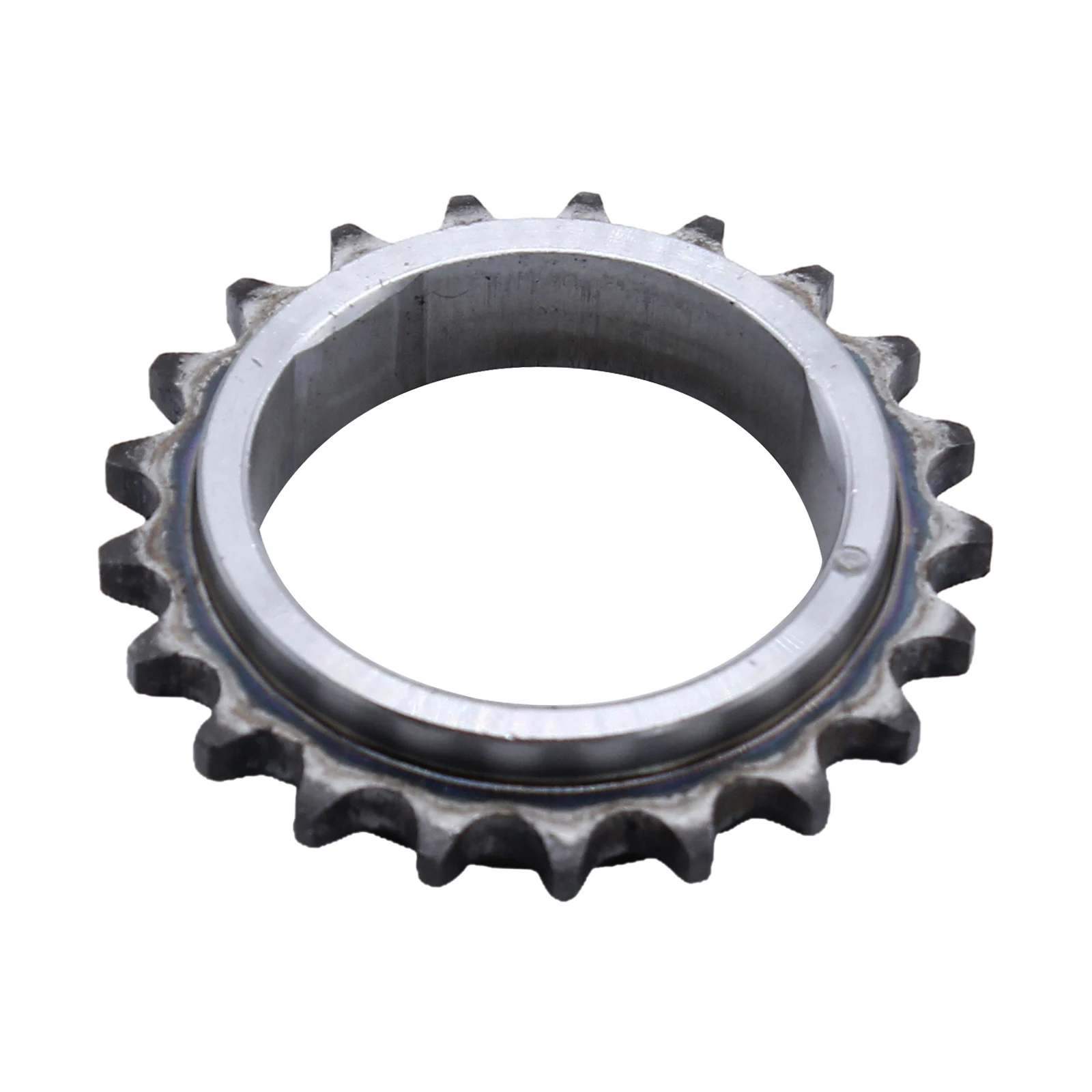 

Серая металлическая звездочка коленчатого вала, прецизионный двигатель, автомобильные аксессуары для автомобиля 1,4 TDI, установка