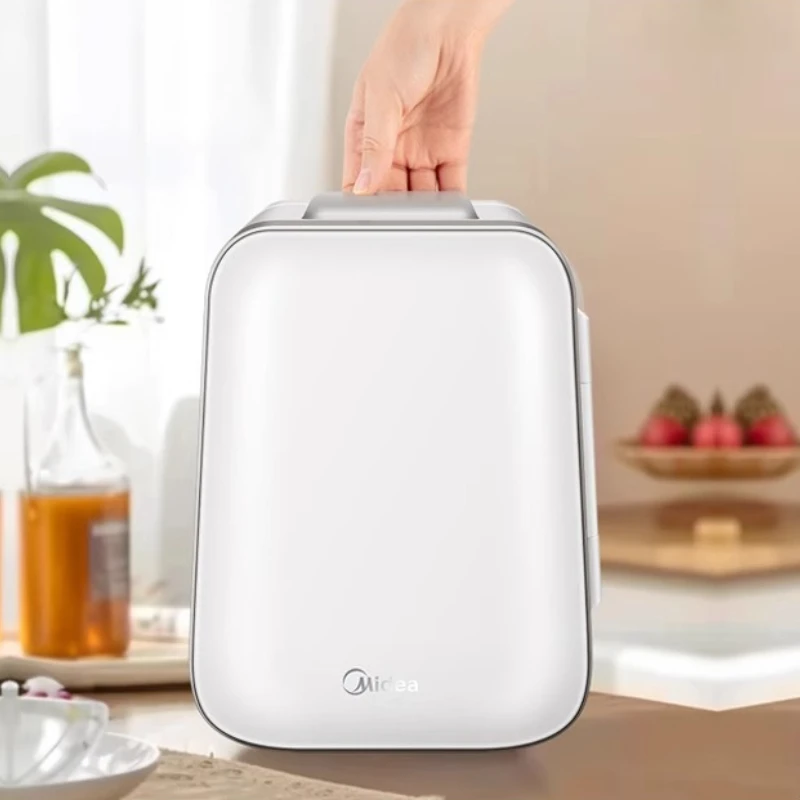 ‌ Refrigerador multiusos para coche de 4L, caja de almacenamiento de cosméticos y leche materna, mini refrigerador/calentador termoeléctrico para viajes/oficina
