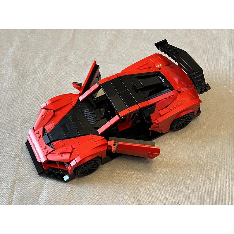 

MOC-131257 Новый классический городский спортивный гоночный автомобиль TSR-S, модель строительного блока 1477, детали • детская игрушка на день рождения для мальчиков, подарок