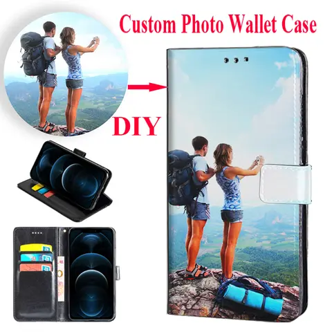 Customize Leather Case For Samsung Galaxy A17 A16 A26 A36 A37 A57 A56 A55 A35 A15 A25 A34 A32 A52 S26 Personalized Photo Cover