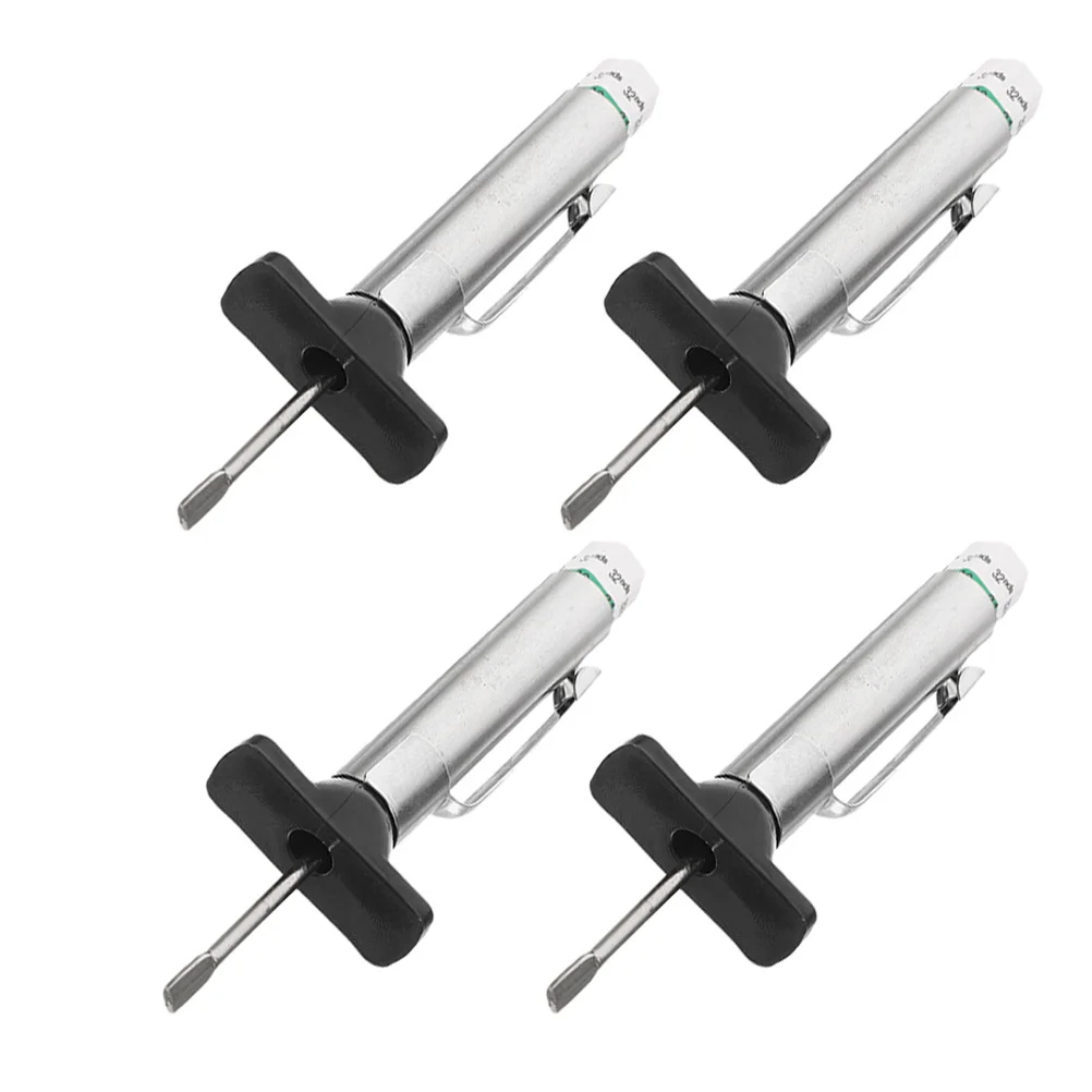 

4Pcs Tire Tread Depth Gauge Precision Tool Accurate Measurement Portable Design 0-25mm Automotive Safety Tyre Depth Gauge