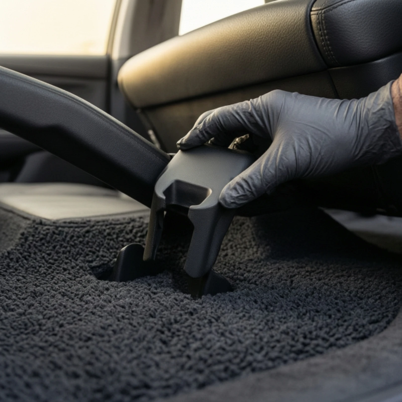 Seat Rail Cover Trim Easy Installation Seat Slide Rail Cover Car Part Shielded Wear-Resistant for DIY Mechanics