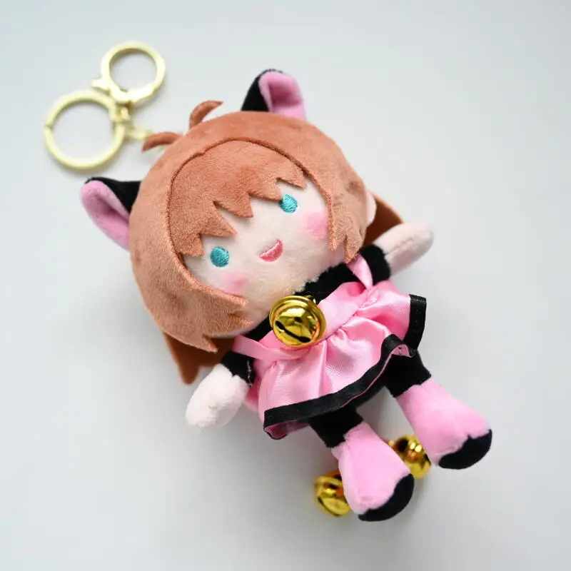 Anime Peripheral Card Captor Plush Toys Kawaii Keychain Creative Kinomoto Sakura Backpack Pendant Doll Friend's Festival Gift