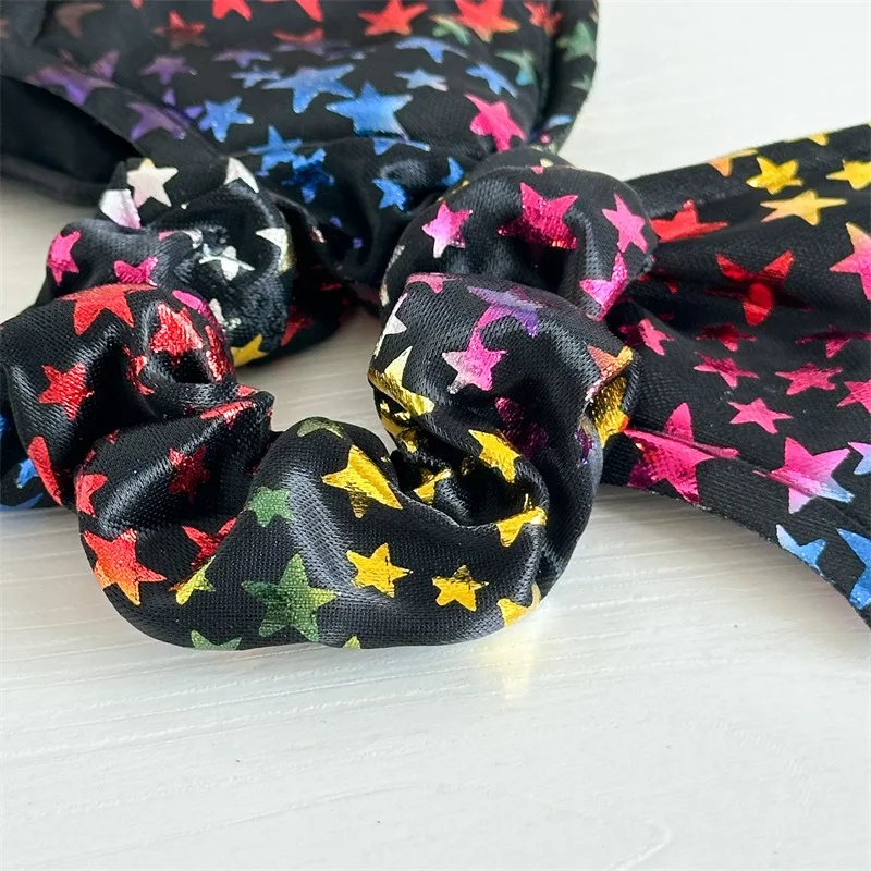 العلاقات الشعر الخفافيش الجناح النساء الفتيات مهرجان حفلة رباط شعر الهبي نمط أسود القوطية Scrunchies هالوين تأثيري إكسسوارات الشعر