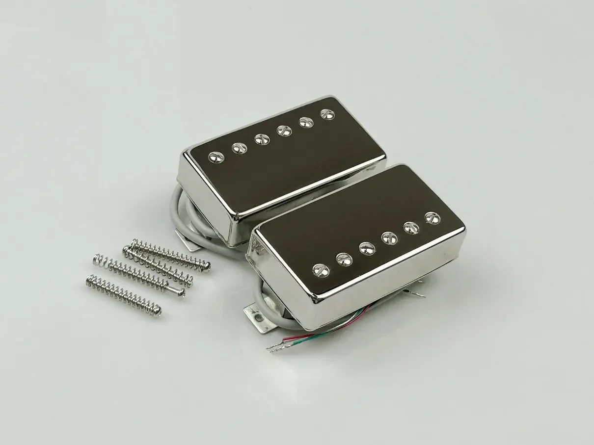 '57 Classic & '57 Classic Plus Humbucker Pickup Set - غطاء النيكل Alnico II (8K & 8.6K) - نغمة PAF العتيقة #4