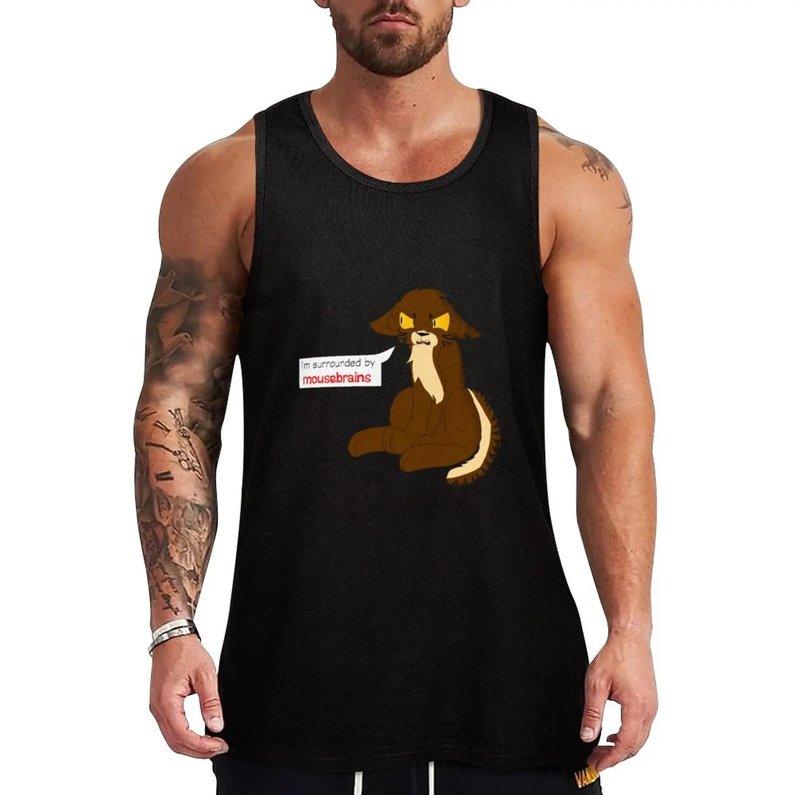 Surrounded By Mousebrains Tank Top Performance Athletic Tank Top Workout Running Shirt