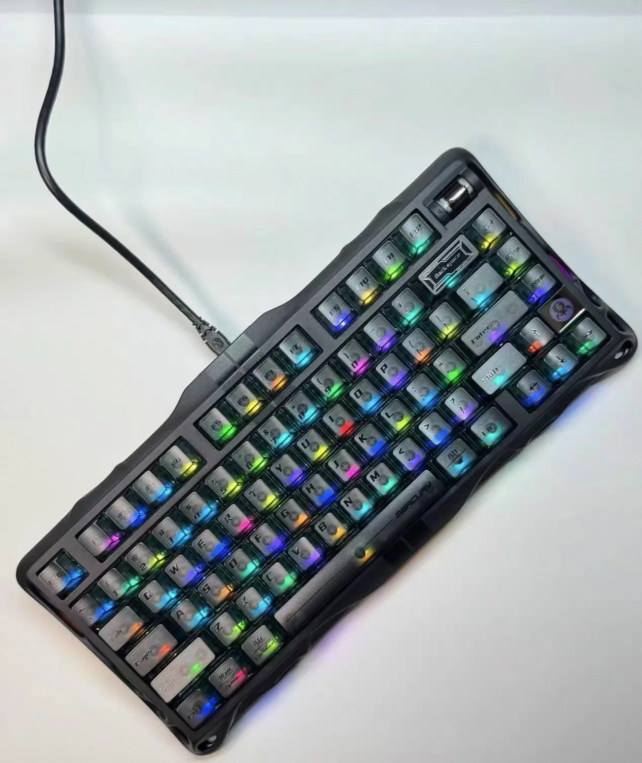 Gravity Planet 75 RGB e-sports magnetic shaft single-mode keyboard Magneto 0.005RT precision aluminum alloy