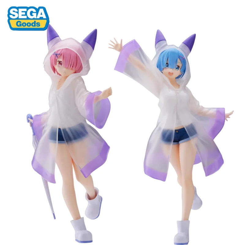 

В наличии оригинальный Sega Re:ZERO - Starting Life in Another World Rem Ram Плащ Аниме Фигурка Модель Коллекция Игрушка в подарок для ребенка