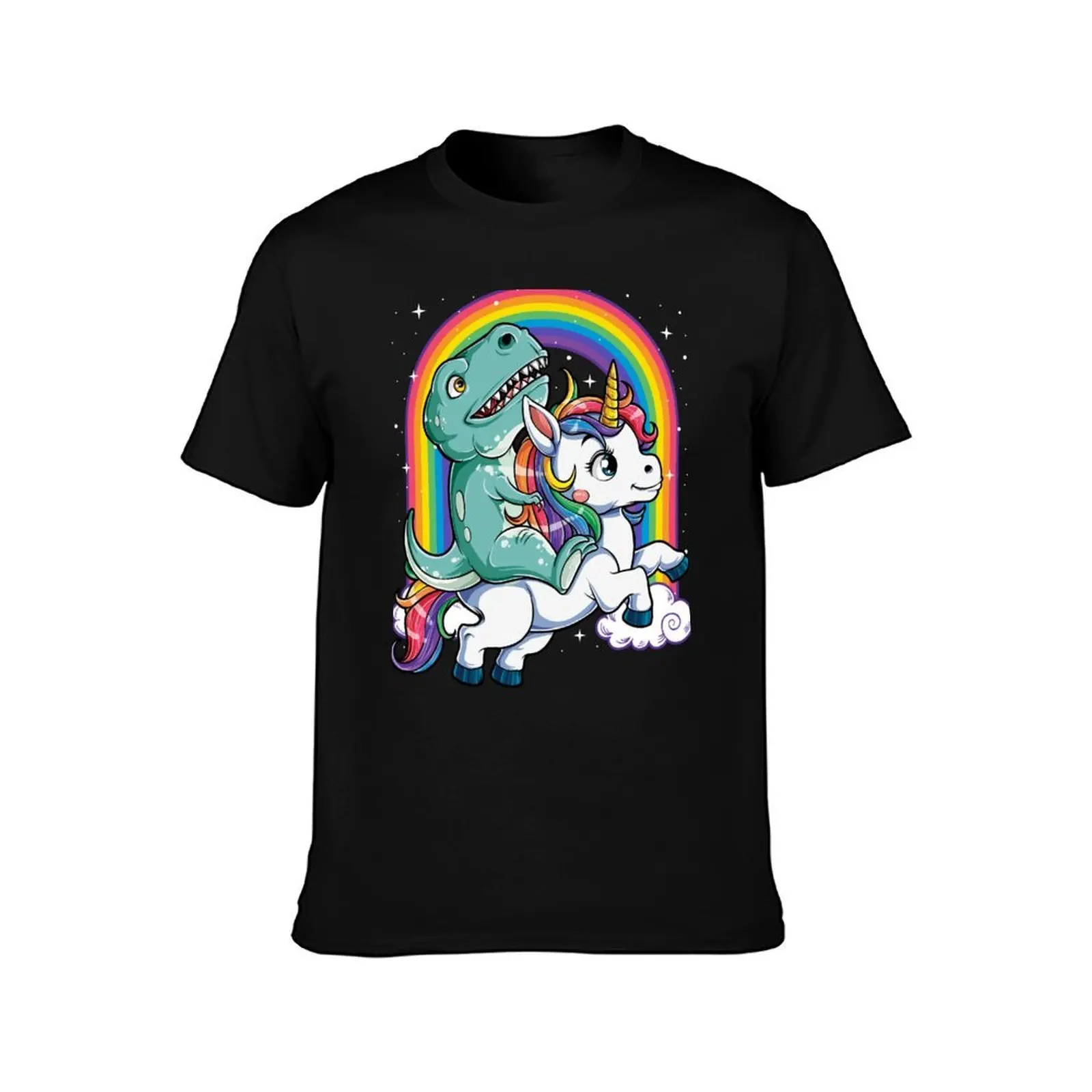 Dinosaur T rex Riding Unicorn Shirt for Girls Women Kids Boys Men Unicorn Dino Lover Gift T-Shirt