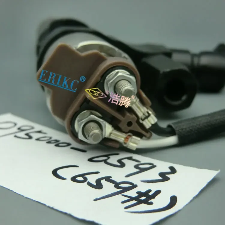 ERIKC 6593 common rail injector assy 095000-6593 and auto diesel engine sapre parts injection 0950006593