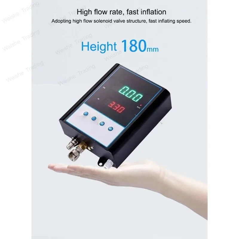 Wall-mounted Digital Tyre Pressure Gauge Automatic tyre  inflation gun air gauge Automatic tire shop inflation gun