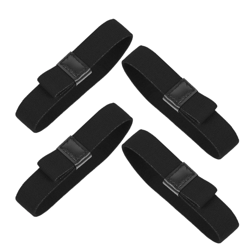 

4Pcs Black Elastic Adjustable Lunch Box Bands Spoon Holder Strap Non Slip Lunchbox Holder for Office School Outdoor Dining Use