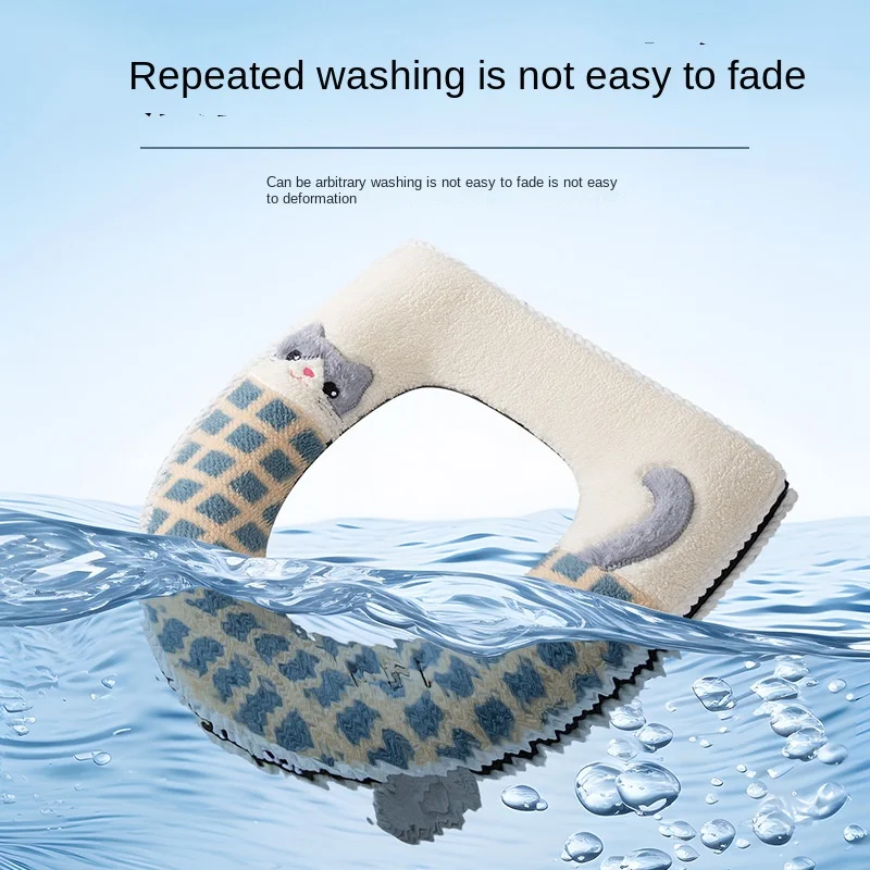 4260 Toilet Cushion Four Seasons Universal Waterproof Thickened Household Zipper Toilet Cover Washable Toilet Cushion