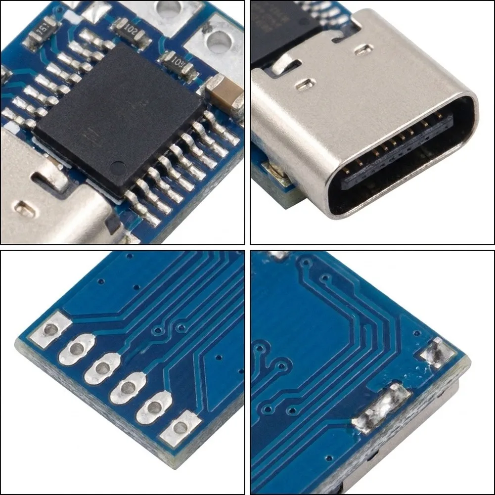 For PDC004 Voltage Trigger Module for USB Power Delivery Decoy Cables Supports 5A Output 9-20V Laptop Charging