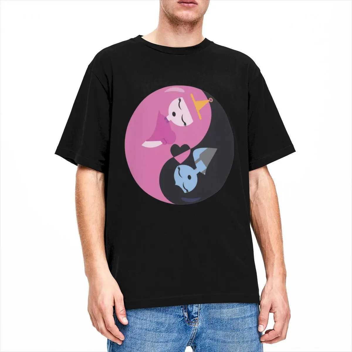 Bubbline Princess Bubblegum Marceline Men Women's T Shirts Cartoon Accessories Casual Tees Short Sleeve T-Shirt Pure Cotton