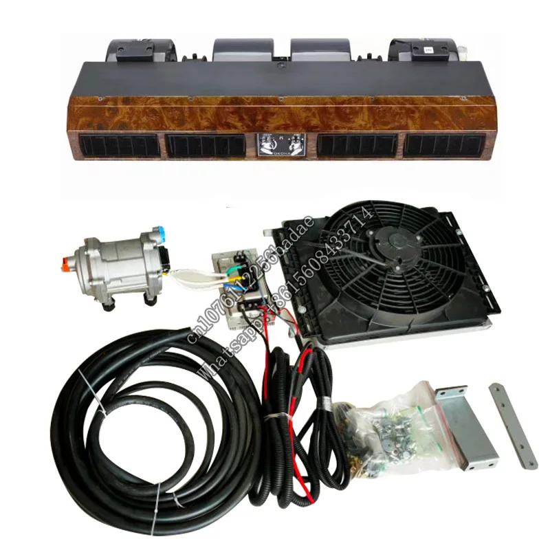 Auto air conditioner system for Diesel 12v under dash Evaporatorac compressor