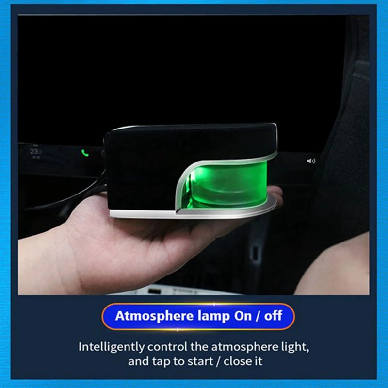 Car Intelligent Control Aroma Machine Aromatherapy System Anions Fragrance Starter For Tesla Model Y Model 3