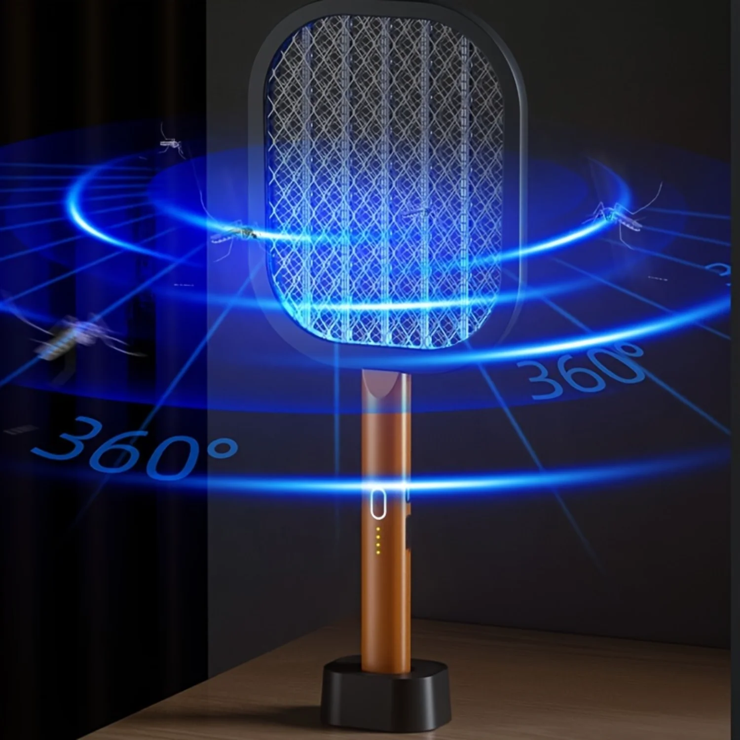 Powerful Rechargeable Electric Mosquito Swatter and Killer Lamp, Essential for Summer in Apartments, Effective Insect C