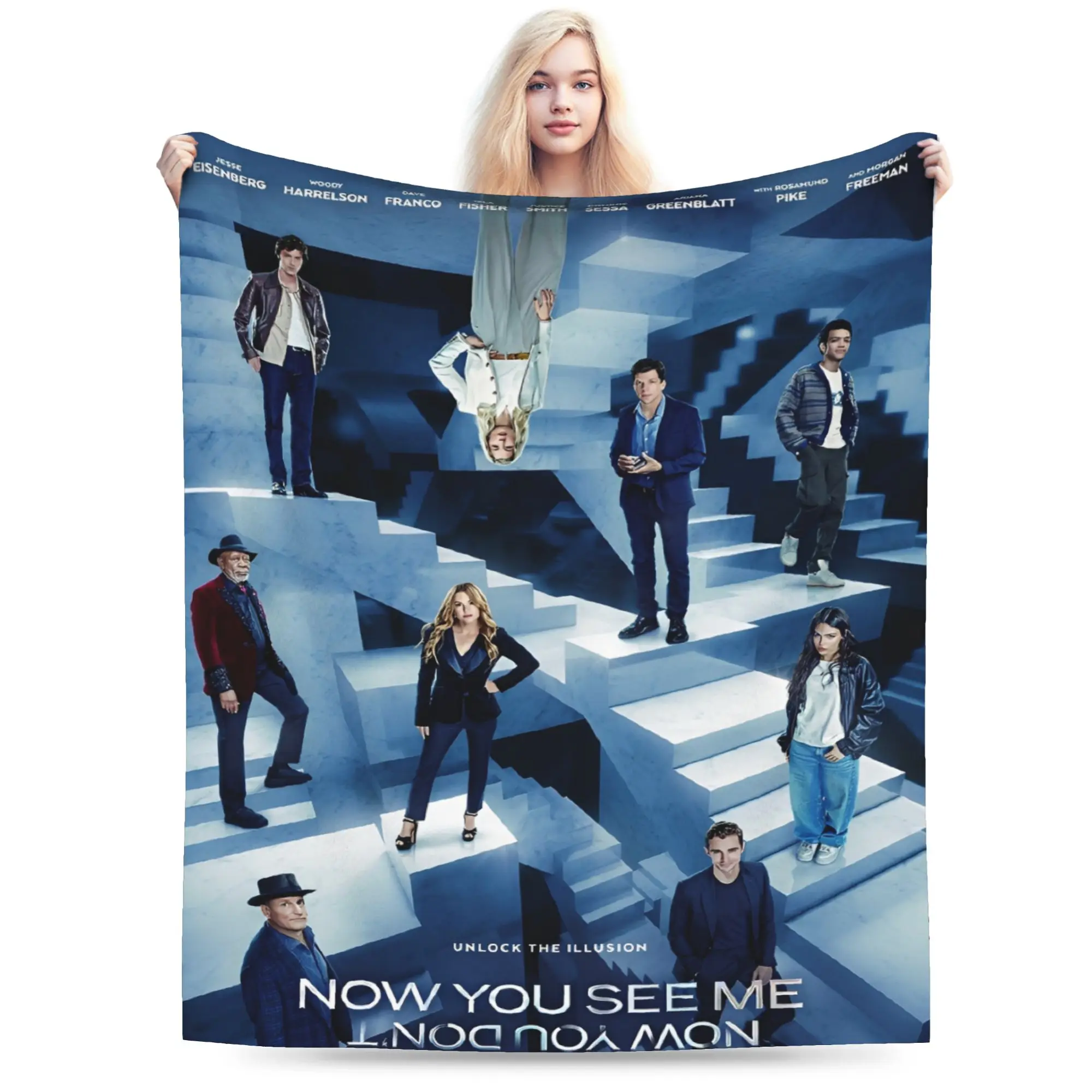 

New Arrival Now You See Me: Now You Don't Blankets Soft Flannel Comfortable Throw Blankets Machine Washable