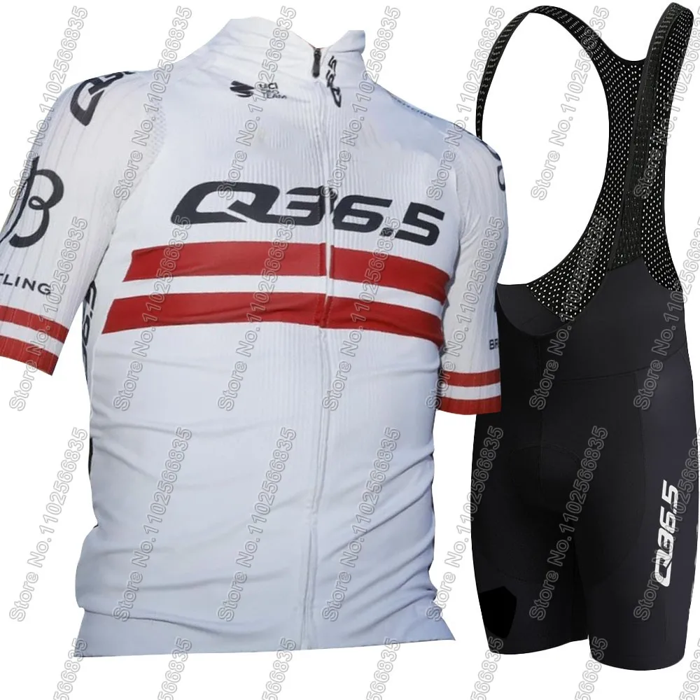 Q36.5 Pro team 2025 لاتفيا الدراجات جيرسي ايرو مجموعة Emīls Liepi» ملابس رجالي الطريق دراجة قمصان دعوى دراجة مريلة السراويل الجبلية Ropa #5