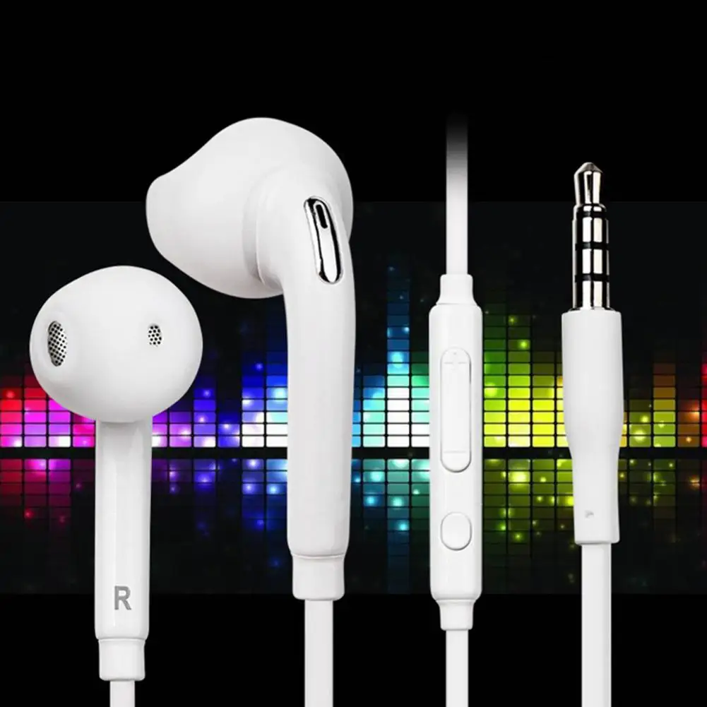 

Earphone Practical Wired Control Mobile Phone Earphone High Sensitivity Comfortable Wear Wired Earphone