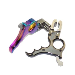 Stainless Steel Slingshot Release Trigger 4 Fingers Release Device Slingshot Trigger 6-16MM Hunting Catapult Shooting Tools