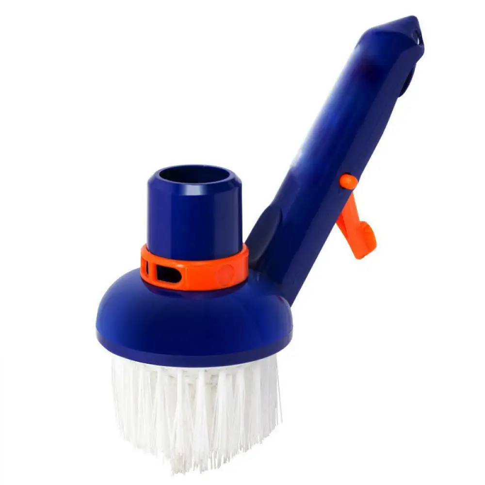 Pool Cleaning Attachment Vacuum Head With Integrated Scrubbing Brushes For Efficient Pond Maintenance And Dirt Removal Tools