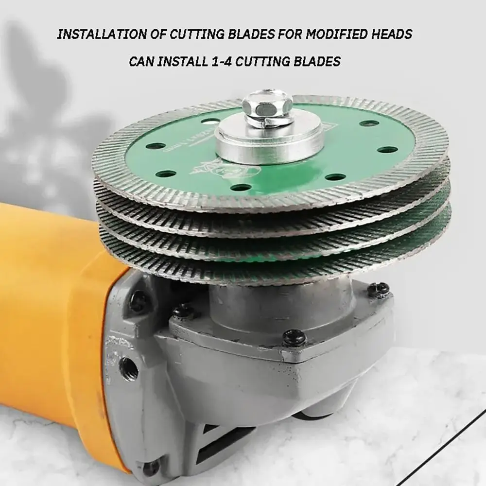 1Pc Lock Nuts Slotting Angle Grinder Adapter Power Tool Accessory 100/125 Type Grooving Machine Adapter M14 M10 Metal