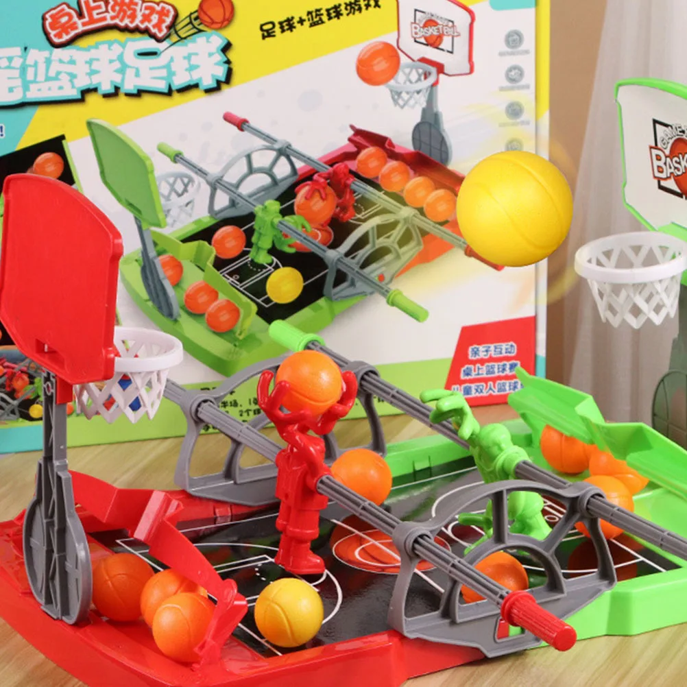 

1Set Desktop Double Basketball Game High Quality Interactive Parent-Child Board Game Educational Fun Play Cognitive Development