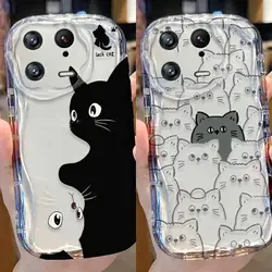 Cat Phone Case for VIVO Y03 Y28 Y17S Y21 Y19 Y17 Y11 Y20 Y22S Y02S Y76 Y35 Y36 Y50 Y77 Y55 Y78 Plus Y33T Y33S Y21S Y85 Y93 Y100