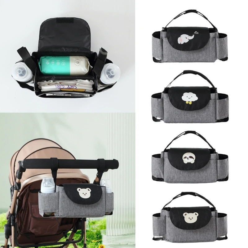 

Organiser Baby Stroller Pram Bag Large Capacity Pushchair Bag Pram Caddy