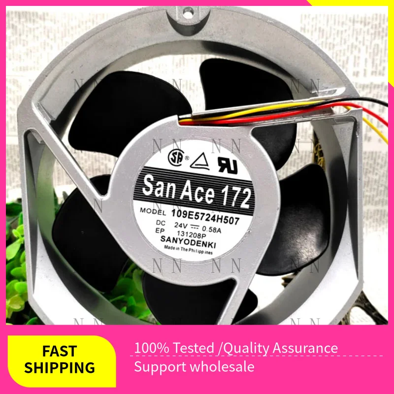 qgg-per-sanyo-109e5724ch50-dc24v-058a-17251-ventola-di-raffreddamento-in-alluminio-ad-alto-volume-d'aria