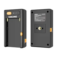 NPF-02 NP-F Series Battery Charger Adapter Plate DC12V DC8.4V DC Outputs 1/4 Inch for NP-F970/ NP-F750/ NP-F550 Batteries