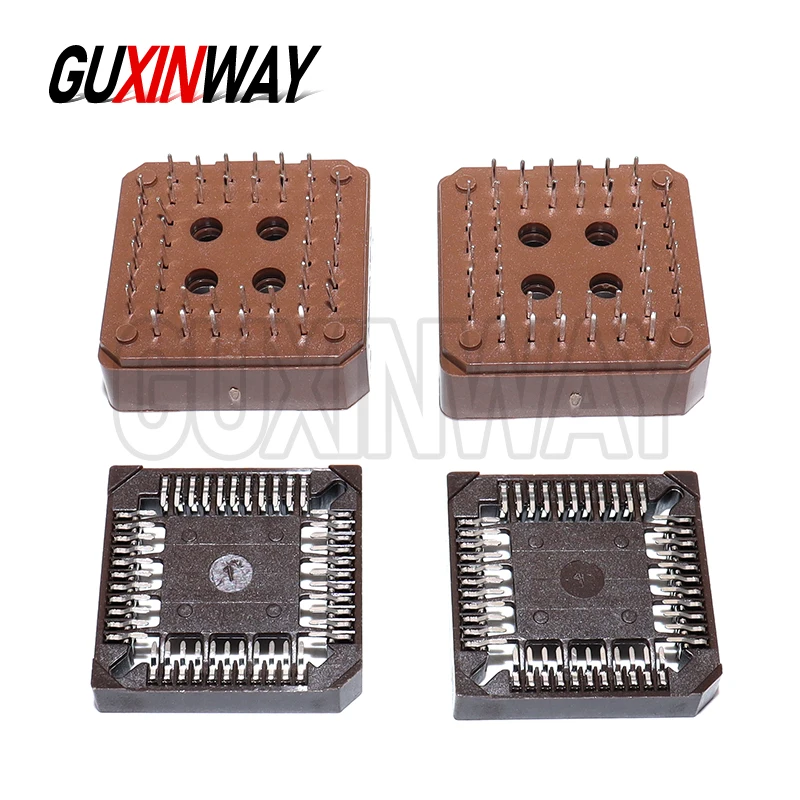 5PCS PLCC IC socket PLCC32 PLCC44 PLCC68 PLCC84 SMD DIP PLCC Socket adapter