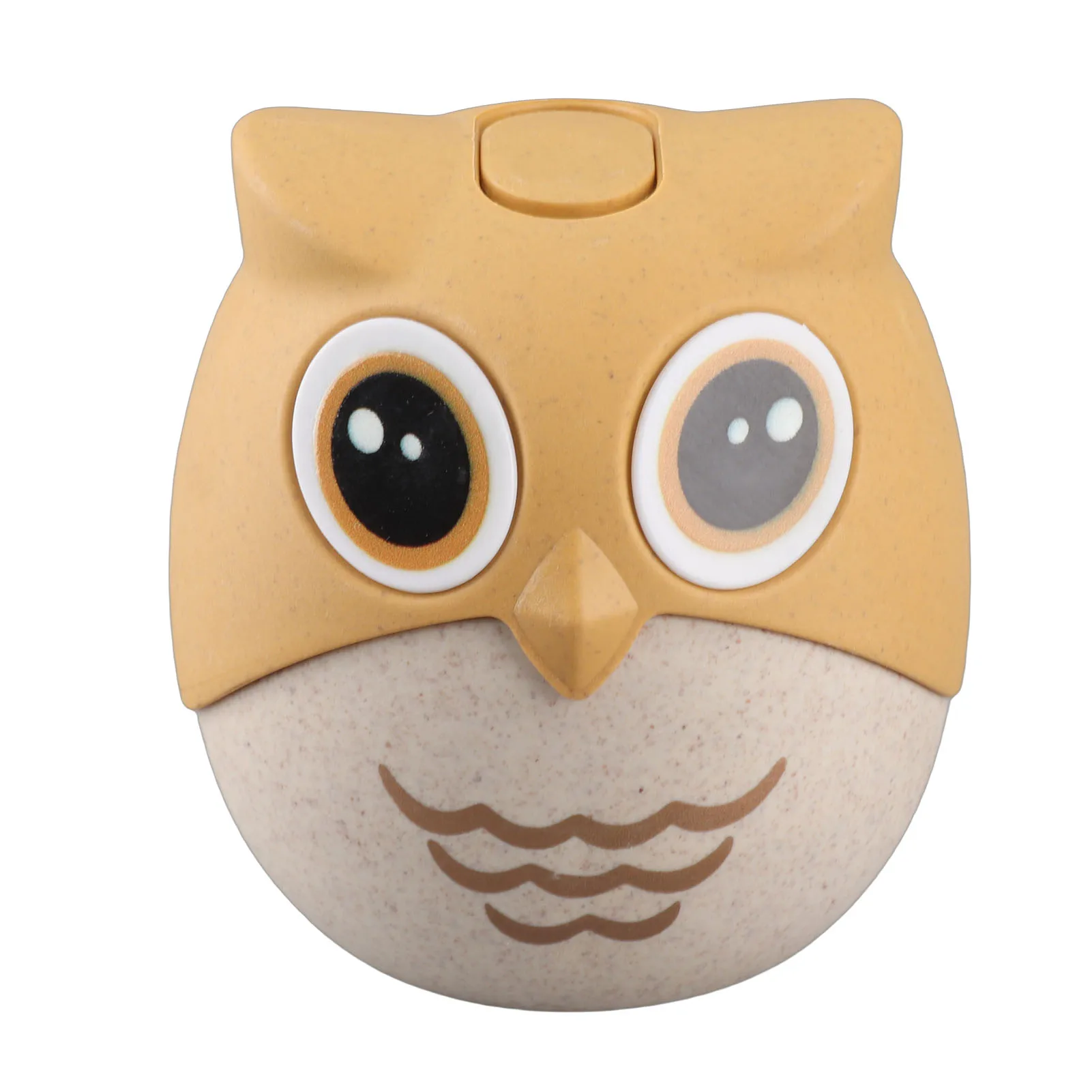 Leuke cartoon uilvormige tandenstokerhouder Grappige draagbare tandenstokerdispenser Elegante decoratieve opbergdoos Huishoudelijk hotel Dagelijks