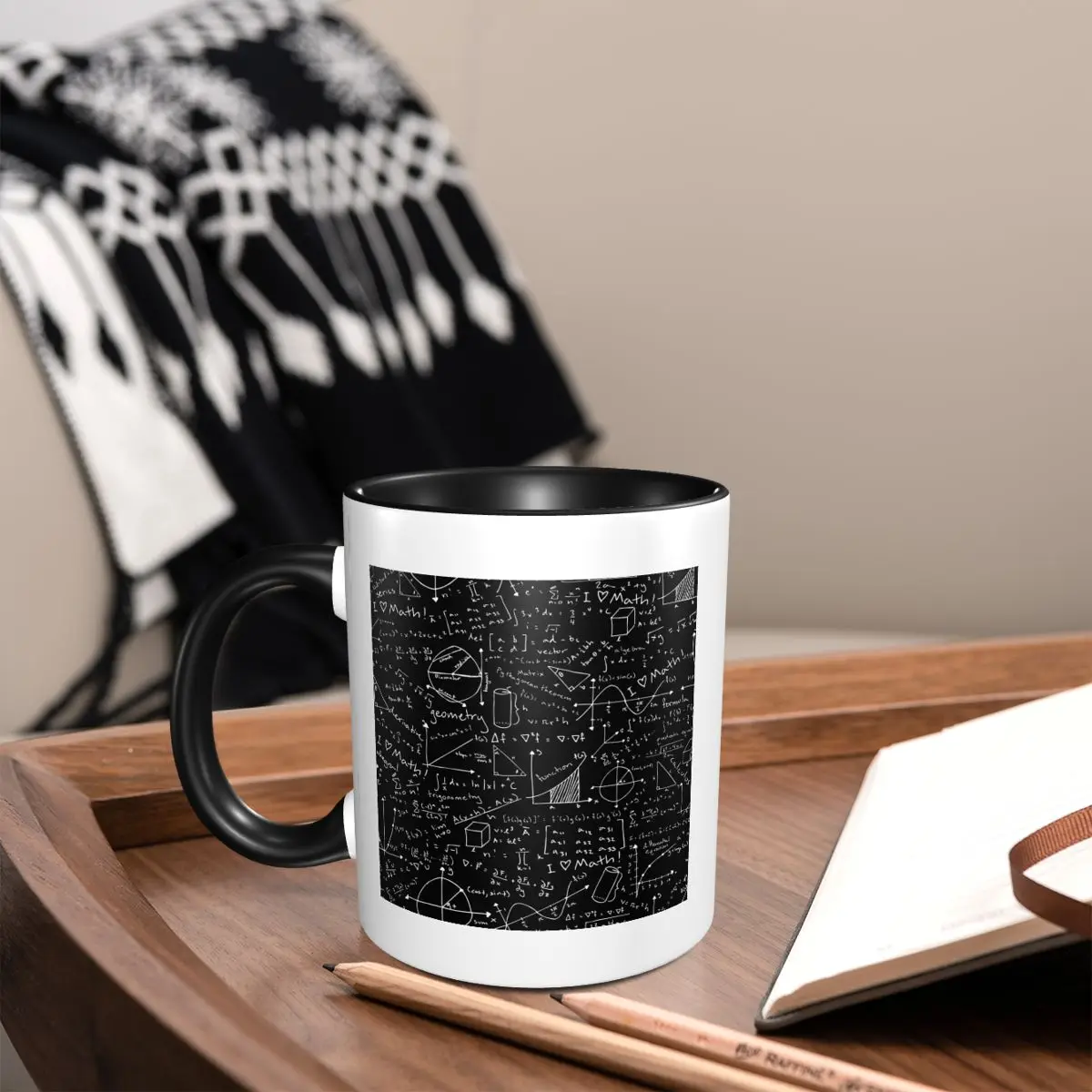 

Math Lessons Mug Funny Ceramic Coffee Cups Tea Mugs Milk Cup Drinkware Gifts for Friends