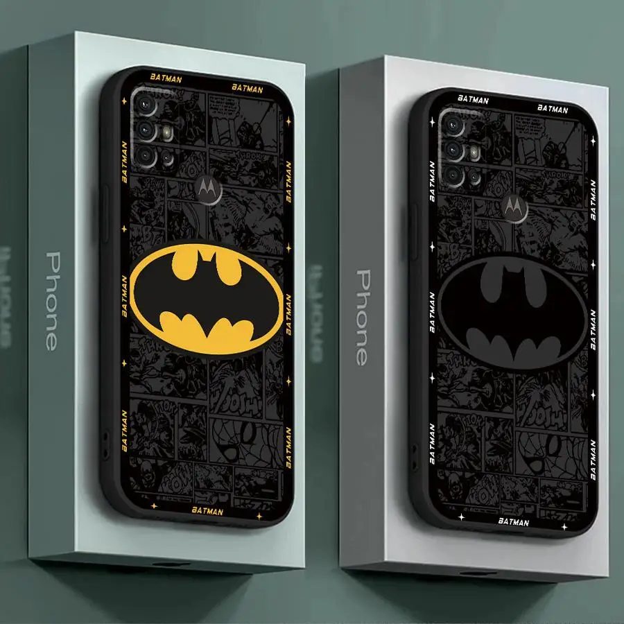 B-Batman Hero Logo Phone Case for Moto G30 G31 G50 4G 5G G51 5G G60 G60S G71 5G G22 G32 G52 G72 G53 G73