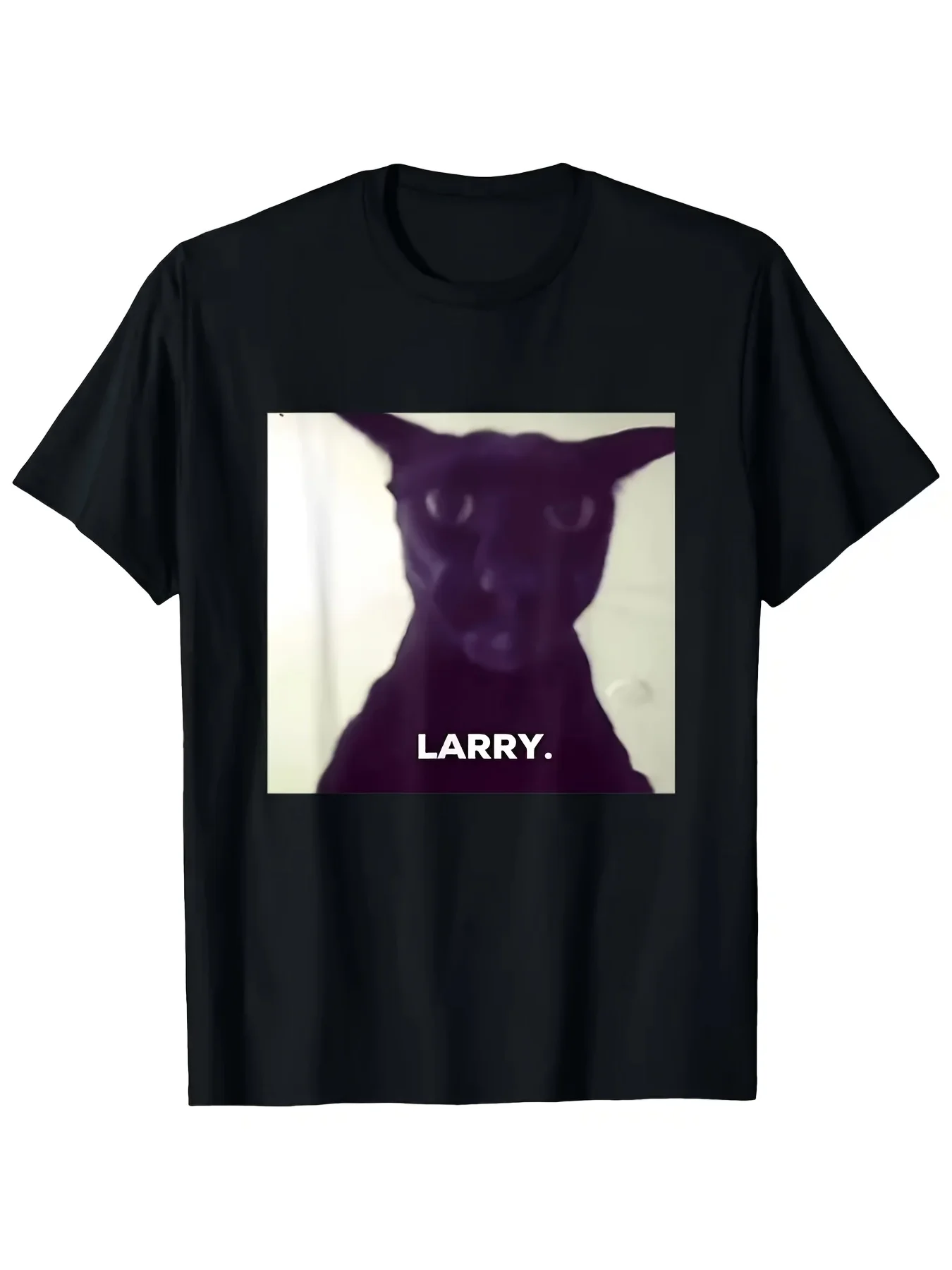 [Meme T-Shirt] Funny Silly Meme Cat Brainrot Meme Gen Z Meme, Short Sleeve Top for Daily Activities, Crew Neck, Drop Shoulder, Short Sleeve - Versatile & Comfortable for Casual Outings, Parties, Beach & Sports, Outdoor Clothing|All-Season Casual