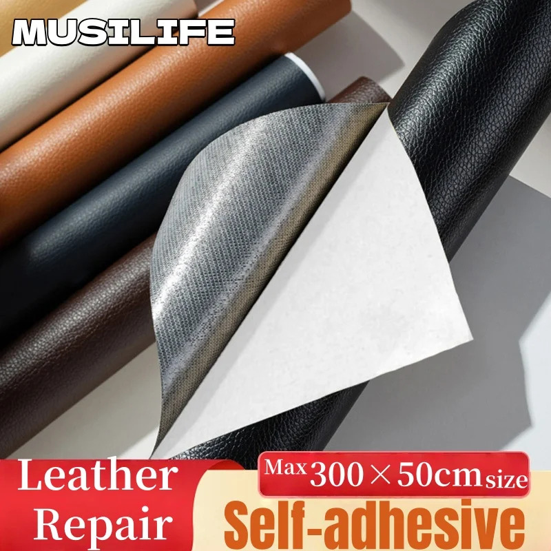 

Strong Viscosity Leather Repair DIY Fix for Sofa Moto Car Seat Chair Bag Self Adhesive PU Leather Renovation Sticker Patches
