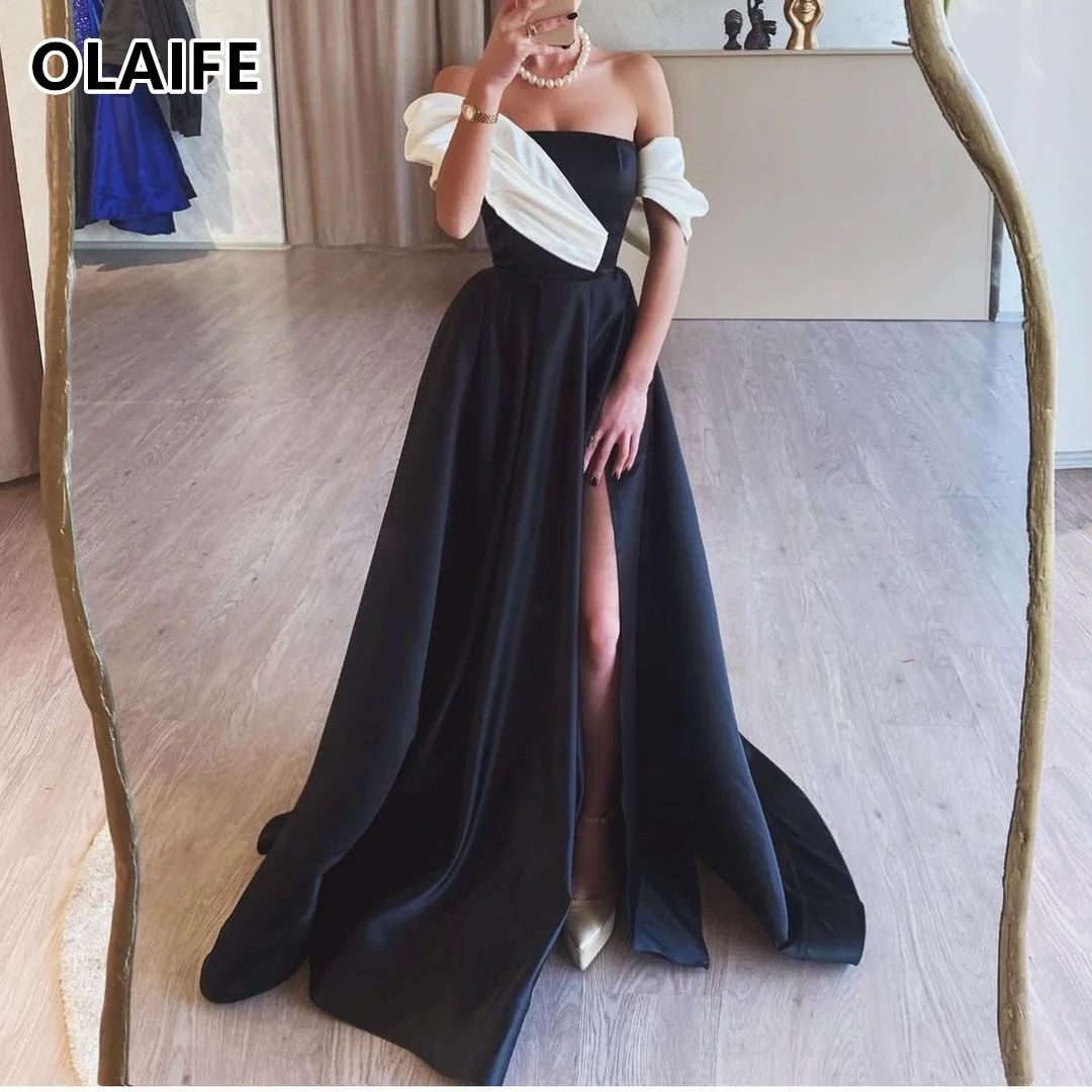 

Cheap Prom Dresses Black dresses 2024 women robes de soirée فساتين حفلة موسيقية вечернее платье vestido de noche largo fiesta