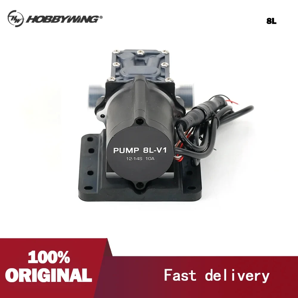 

Hobbywing Combo Pump 8L Brushless Water Pump 10A 18S Sprayer System Pump for Agriculture UAV Drone