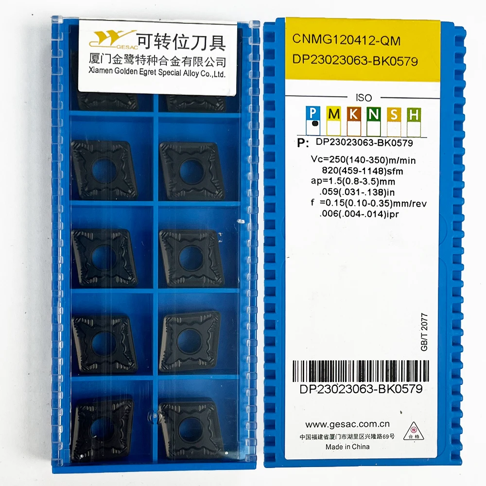 

HUAZHICHUN CNMG120412-QM GP1105 CNC Carbide Inserts For Stainless Steel