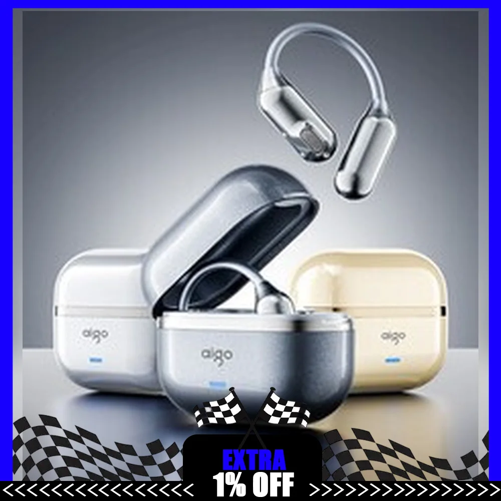 AIGO SJ285 Open-Ear Ear-Hook Wireless Bluetooth Headphones for Sports Running and Music For Gifts