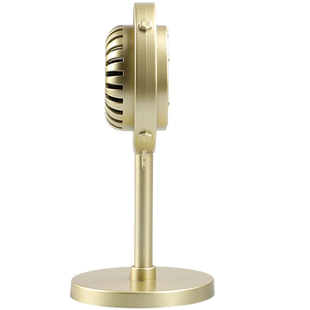 Pretend Play Microphone Props Karaoke Plastic Toys Party Vintage Decor for Home Music