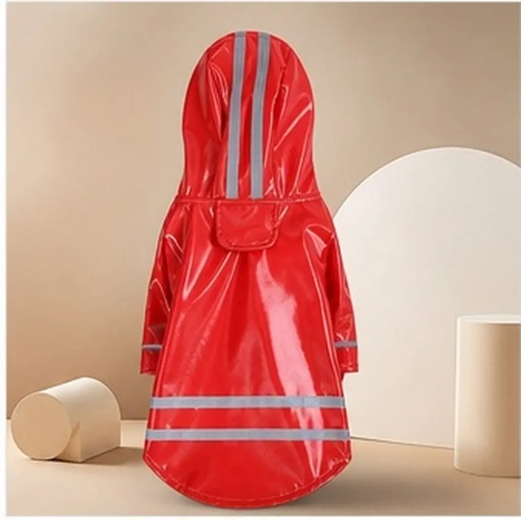 Lightweight Waterproof Dog Rain Hoodie – Breathable Pet Rain Slicker for Wet Weather, Stylish & Comfortable