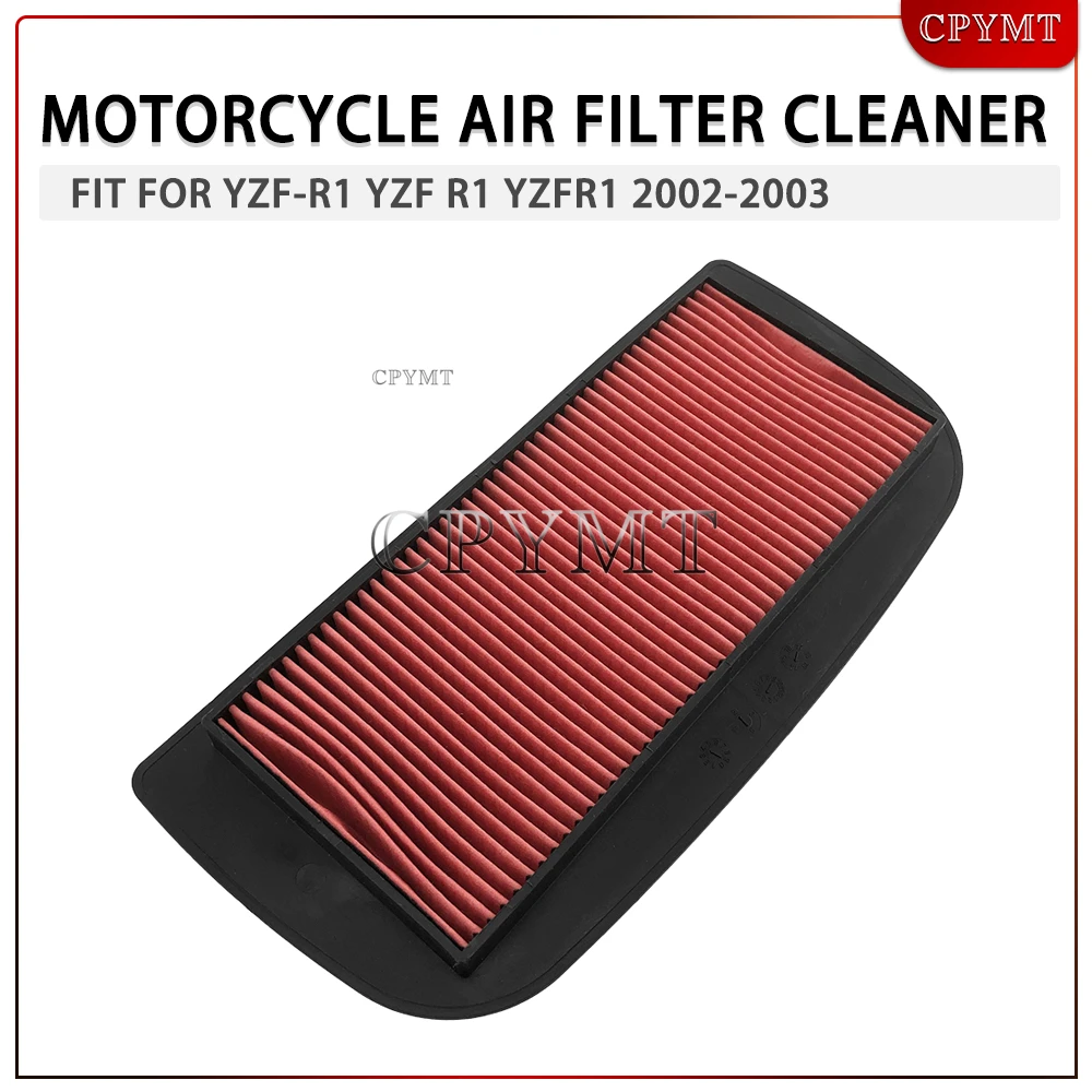 

Motorcycle Engine Air Filter Cleaner Air Intake Filter Element fit For YZF1000 YZF-R1 YZF R1 YZFR1 2002-2003