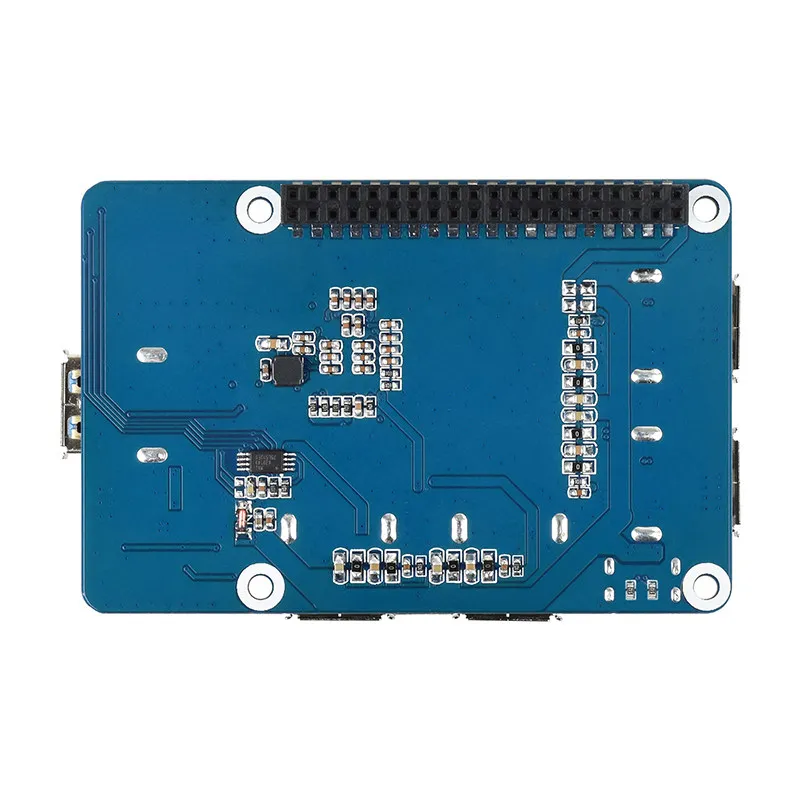 Raspberry Pi 5 USB3.2Gen1 expansion board driver free 4 port USB HUB splitter hub