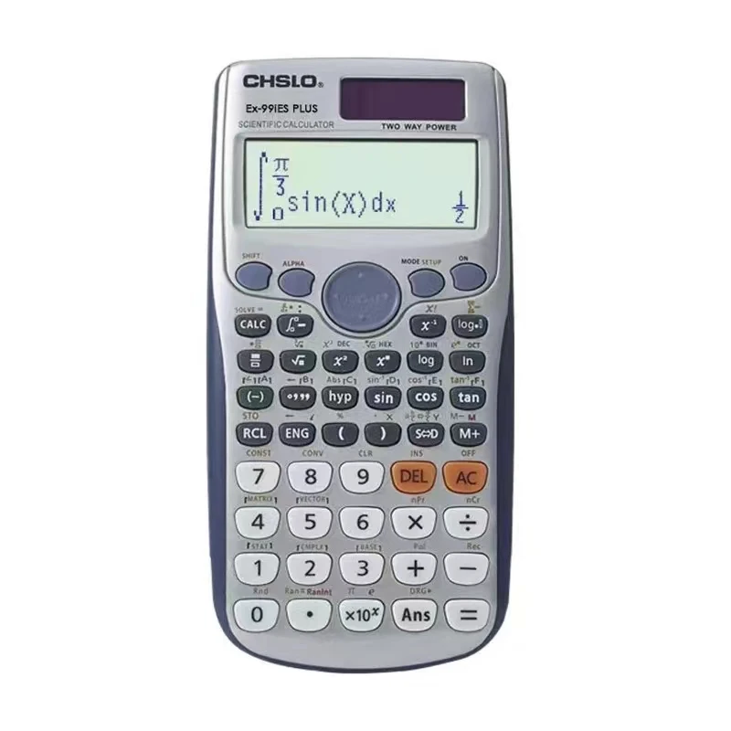 Brand New EX-991ES-PLUS Original Scientific Calculator 417 Functions For High School University Students Office Coin Battery