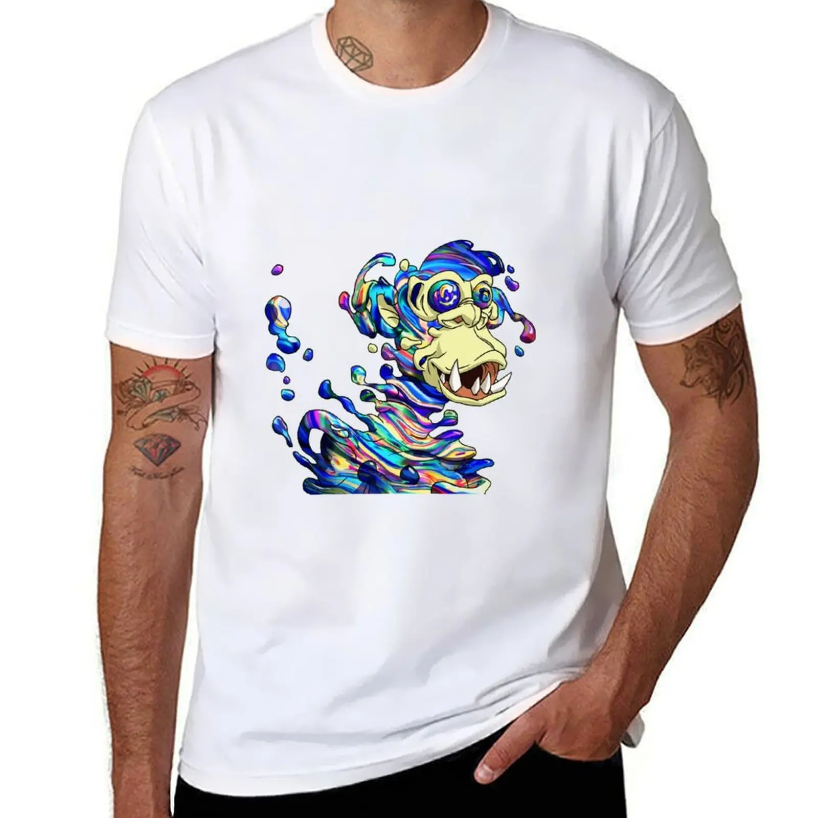 

Mutant Ape #30005 T-Shirt man tshirt t shirts for man graphic funny cotton tshirt 100% T-shirt